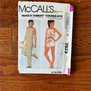 McCall's Sewing Pattern 7573